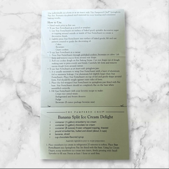 The Pampered Chef Star Form/Insert Mold - NEW IN BOX - Picture 5 of 5